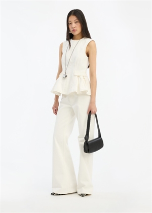 Lilou top Raw White Denim ROTATE By Birger Christensen 